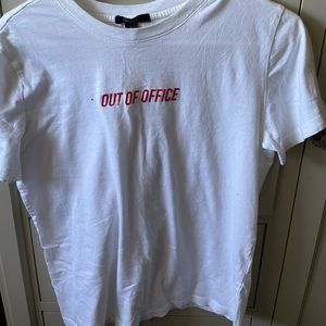 White T - Shirt From Forever 21